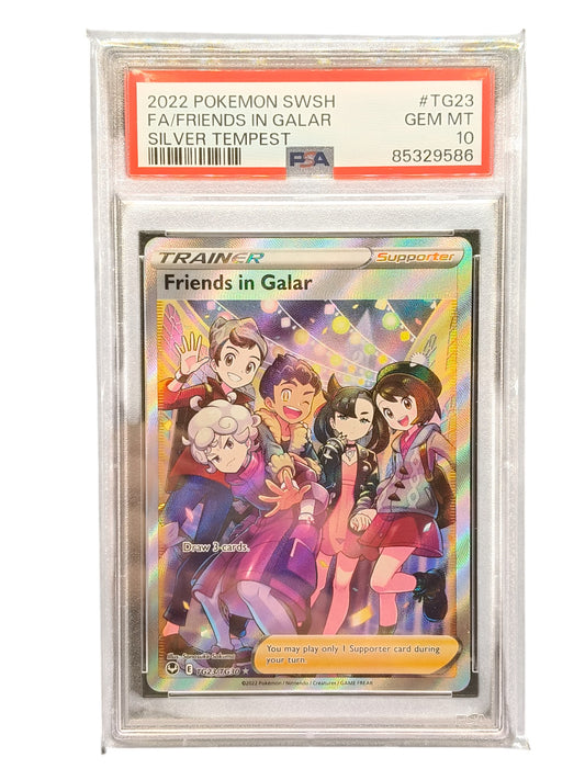 PSA 10 Friends in Galar Silver Tempest TG23/TG30 Full Art