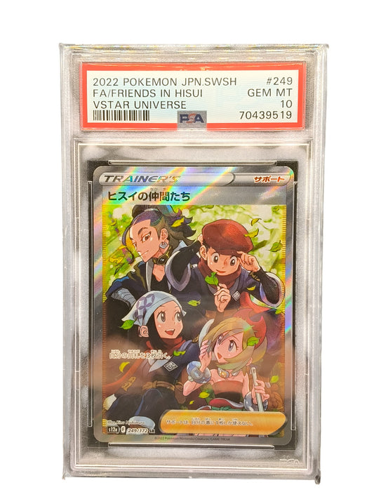 PSA 10 Friends in Hisui 249/172 s12a VSTAR Universe Janpanese Tcg Pokemon