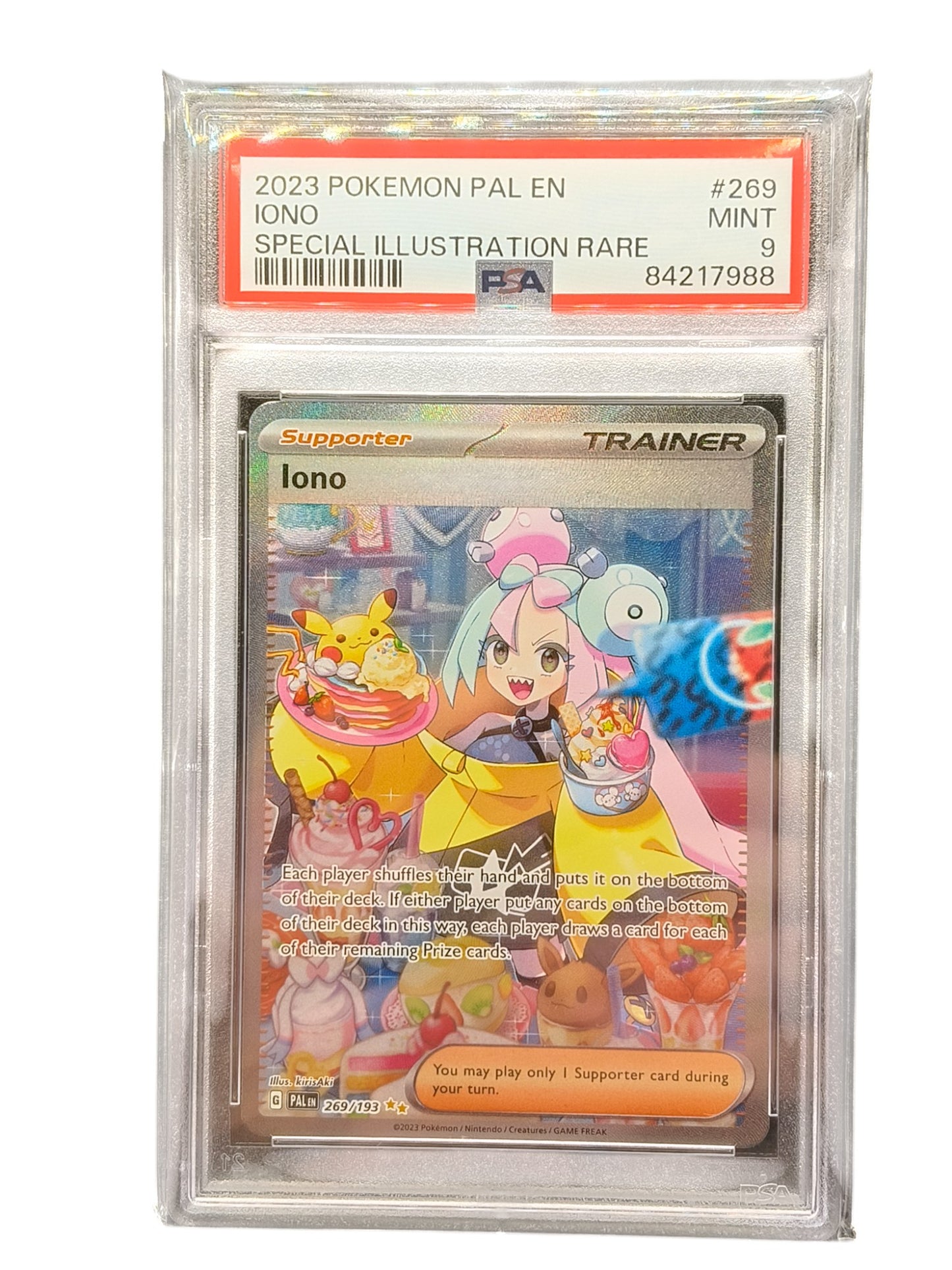 PSA 9 269/193 POKEMON PALDEA EVOLVED SPECIAL ILLUSTRATION RARE