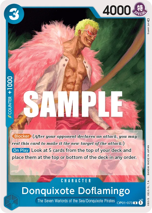 OP01-073R Donquixote Doflamingo (Foil)