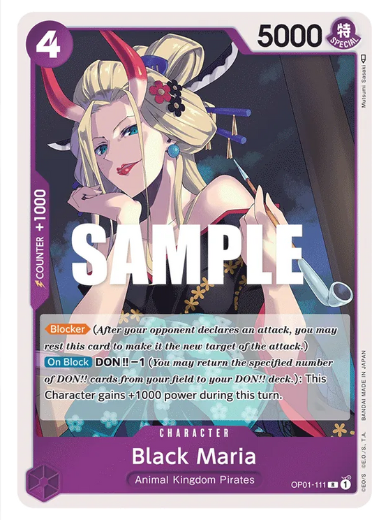 OP01-111R Black Maria (Foil)