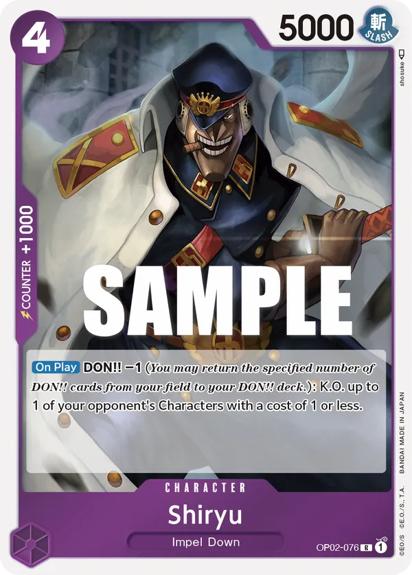 OP02-076R Shiryu (Foil)