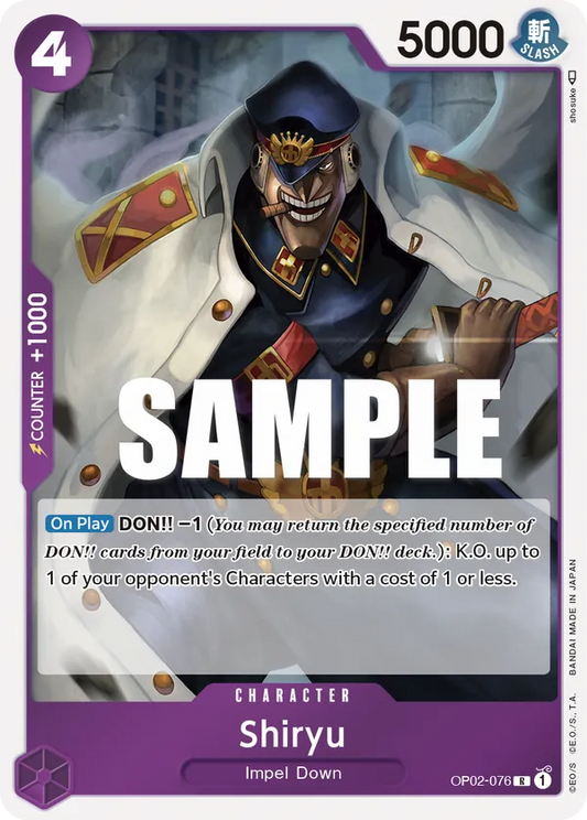 OP02-076R Shiryu (Foil)