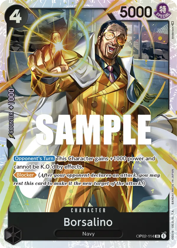 OP02-114SR Borsalino (Foil)