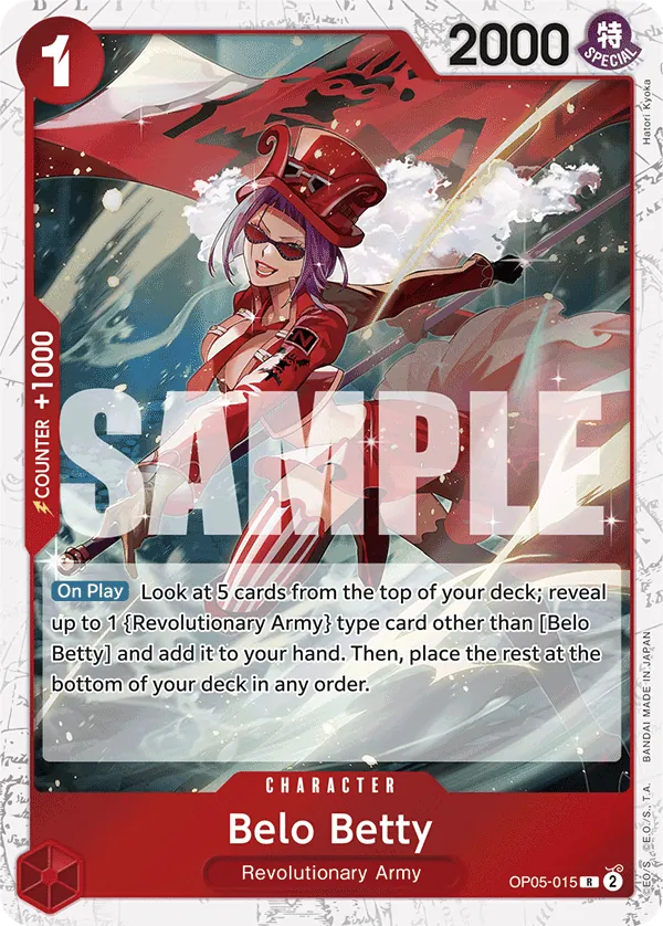 OP05-015R Belo Betty (Foil)