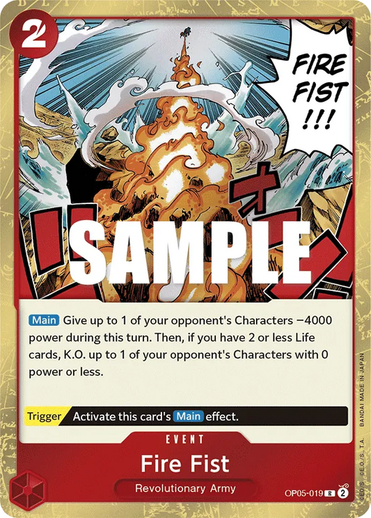 OP05-019R Fire Fist (Foil)