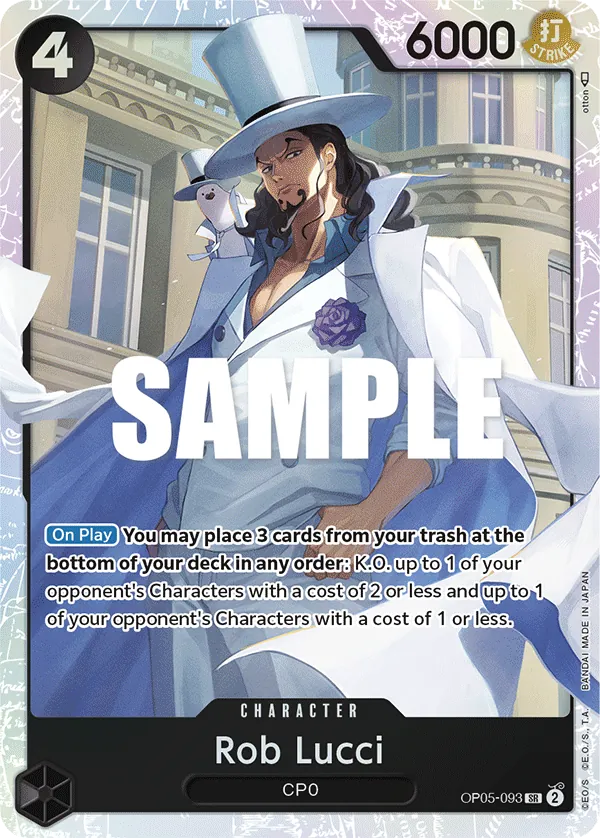 OP05-093SR Rob Lucci (Foil)
