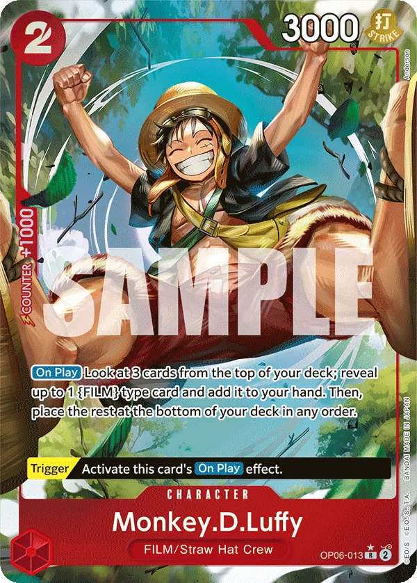 OP06-013R Monkey.D.Luffy (Alternate Art) (Foil)