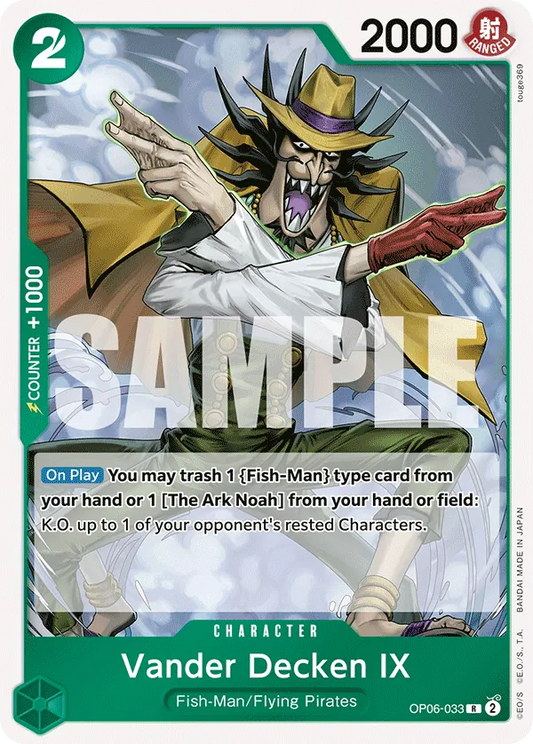 OP06-033R Vander Decken IX (Foil)