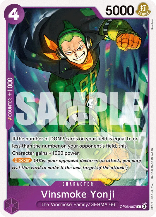 OP06-067R Vinsmoke Yonji