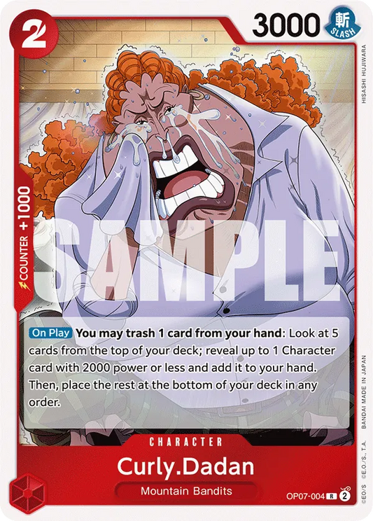 [OP07-004](R) Curly.Dadan (Foil)