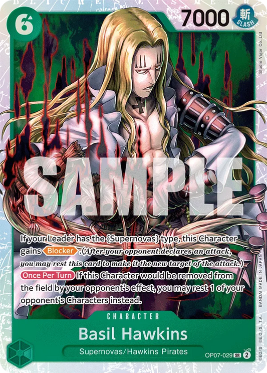 [OP07-029](SR) Basil Hawkins (Foil)
