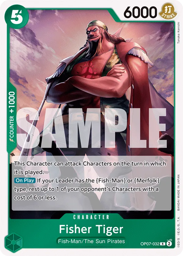 [OP07-032](R) Fisher Tiger (Foil)