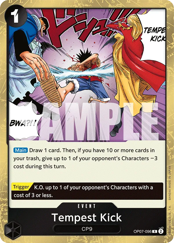 [OP07-096](R) Tempest Kick (Foil)