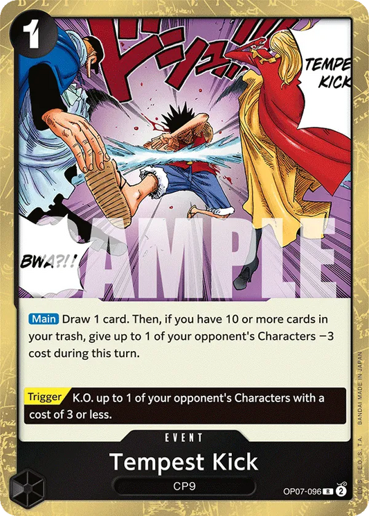 [OP07-096](R) Tempest Kick (Foil)