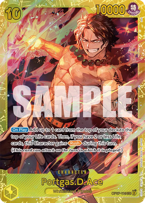 [OP07-119](SEC) Portgas.D.Ace (Foil)