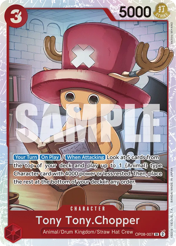 [OP08-007](SR) Tony Tony.Chopper (Foil)