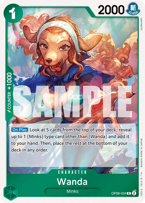 [OP08-034](R) Wanda (Foil)