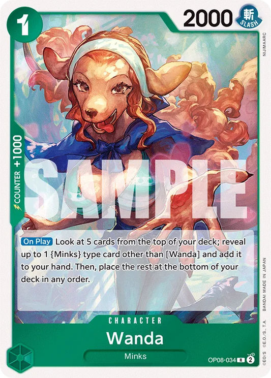 [OP08-034](R) Wanda (Foil)