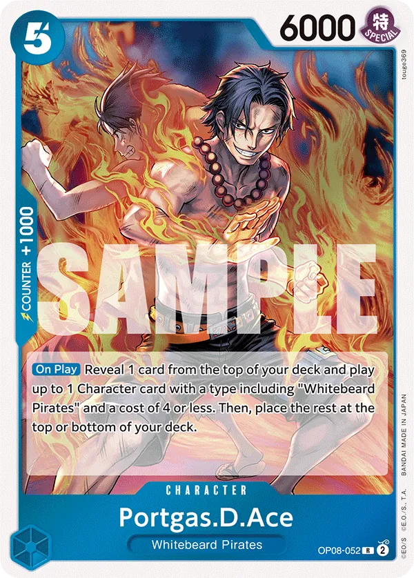 [OP08-052](R) Portgas.D.Ace (Foil)