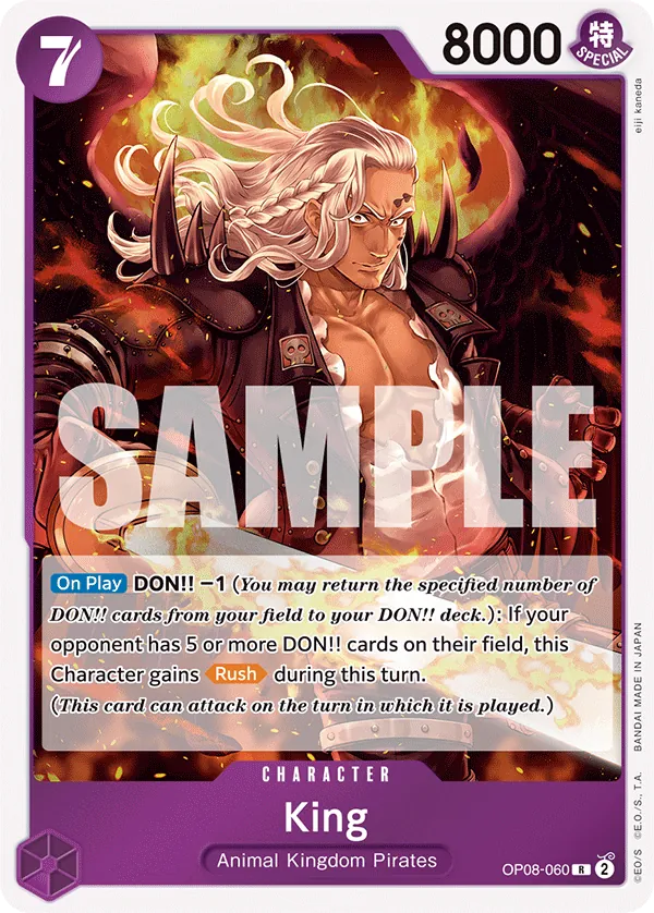 [OP08-060](R) King (Foil)