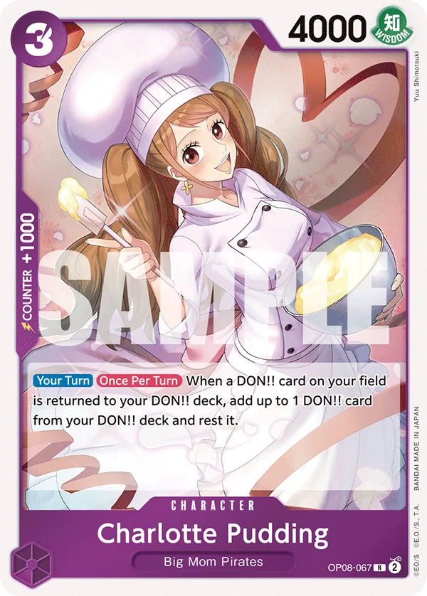 [OP08-067](R) Charlotte Pudding (Foil)