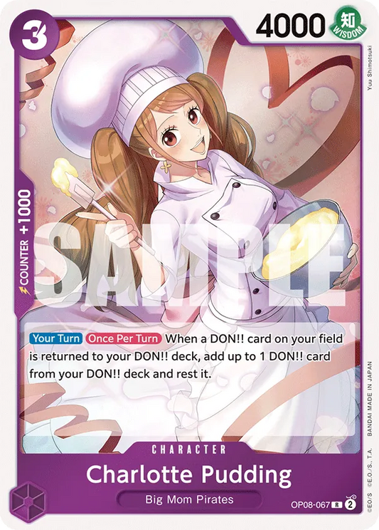 [OP08-067](R) Charlotte Pudding (Foil)