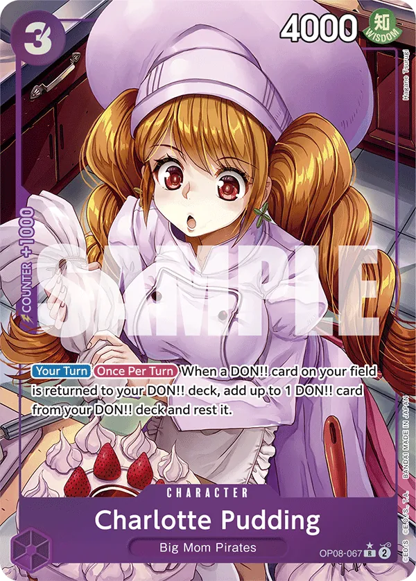 [OP08-067](R) Charlotte Pudding (Alternate Art) (Foil)