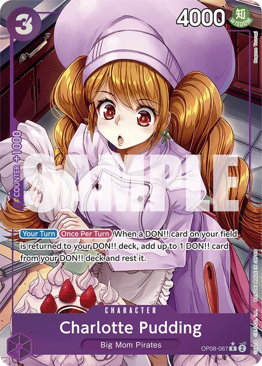 [OP08-067](R) Charlotte Pudding (Alternate Art) (Foil)
