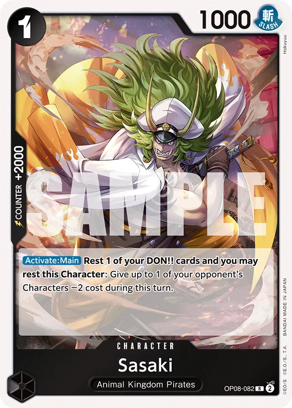 [OP08-082](R) Sasaki (Foil)