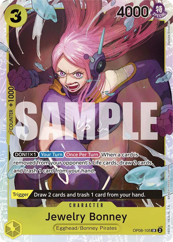 [OP08-105](SR) Jewelry Bonney (Foil)