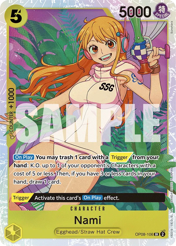 [OP08-106](SR) Nami (Foil)