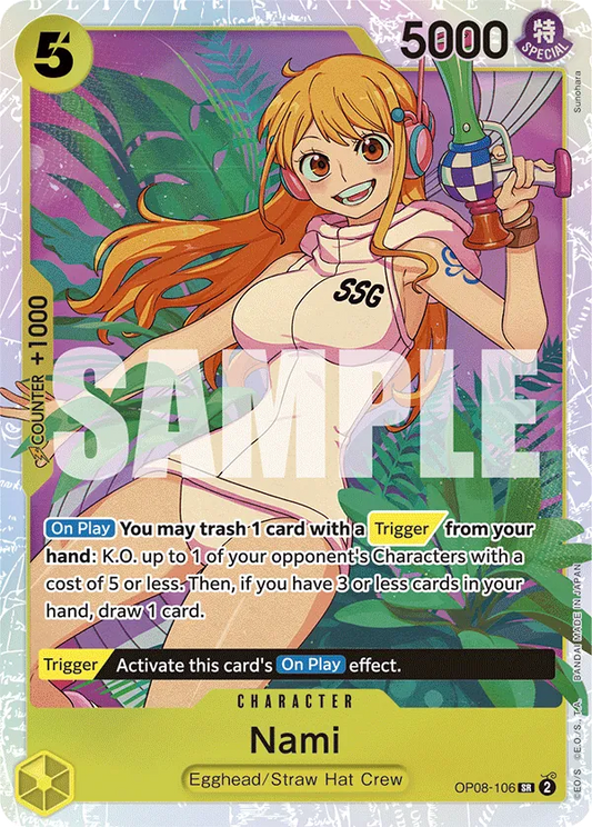 [OP08-106](SR) Nami (Foil)