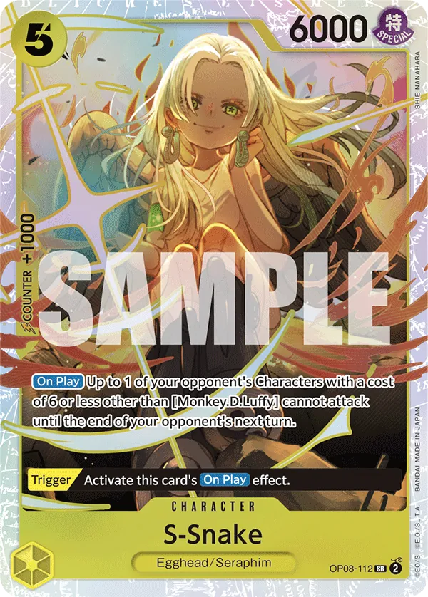 [OP08-112](SR) S-Snake (Foil)