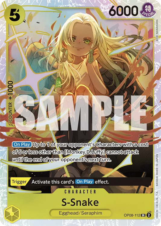 [OP08-112](SR) S-Snake (Foil)