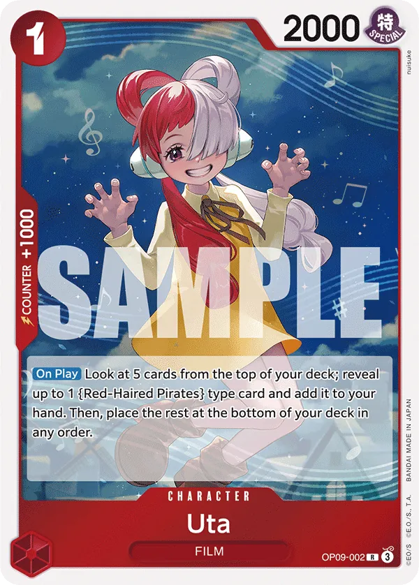 [OP09-002](R) Uta (Foil)