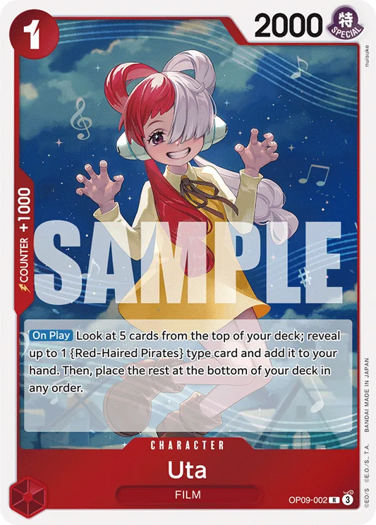 [OP09-002](R) Uta (Foil)