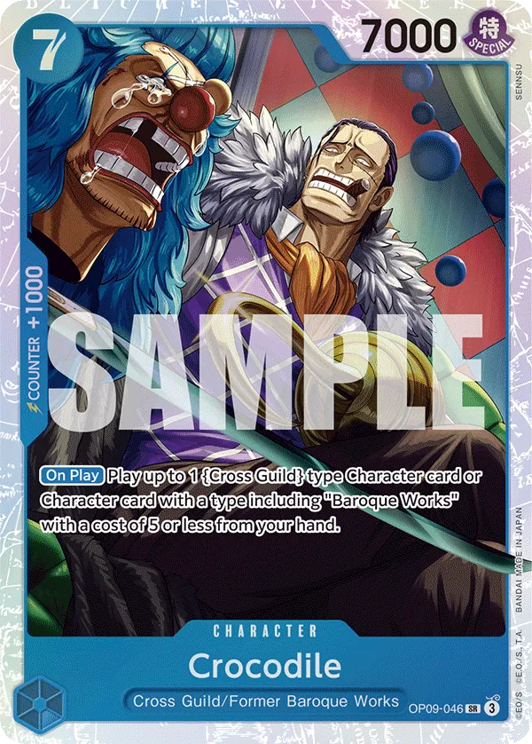[OP09-046](SR) Crocodile (Foil)