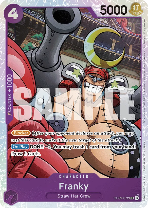 [OP09-072](SR) Franky (Foil)
