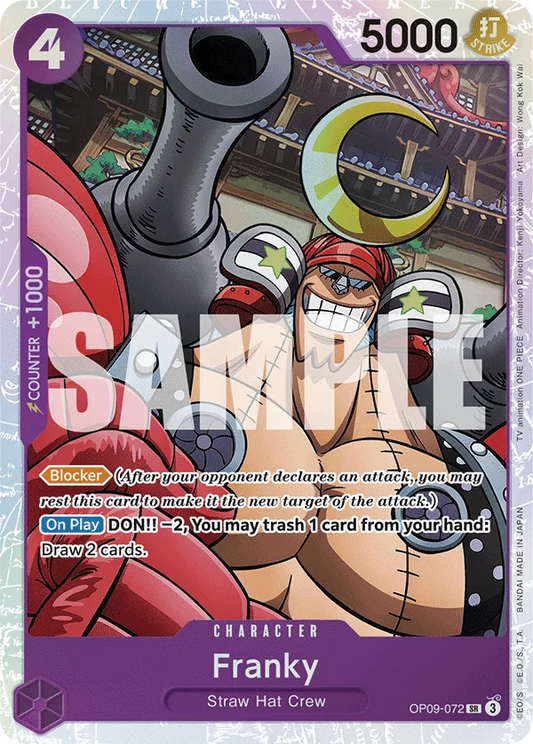 [OP09-072](SR) Franky (Foil)