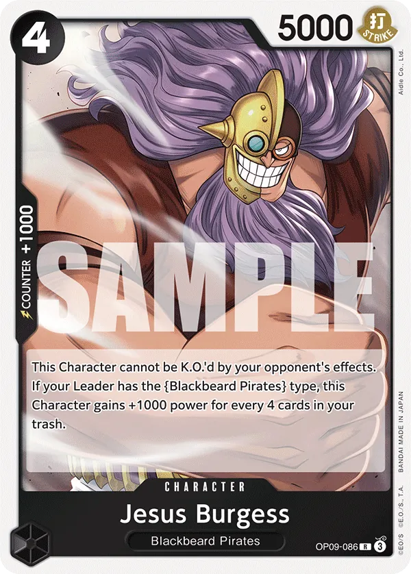 [OP09-086](R) Jesus Burgess (Foil)