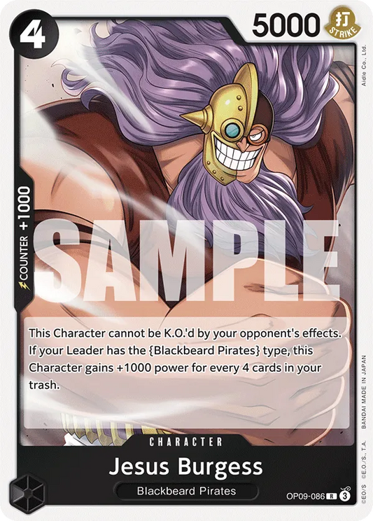 [OP09-086](R) Jesus Burgess (Foil)