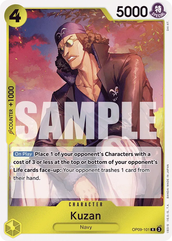 [OP09-101](R) Kuzan (Foil)