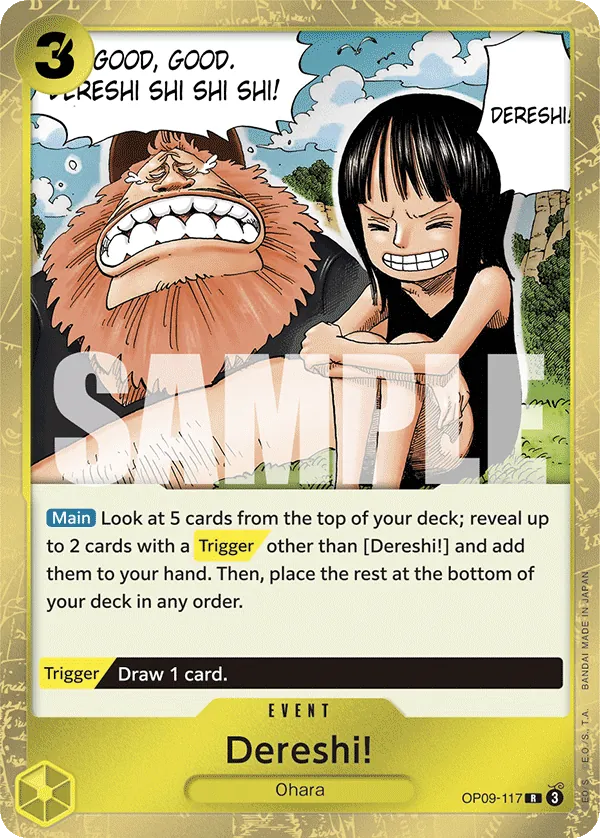 [OP09-117](R) Dereshi! (Foil)