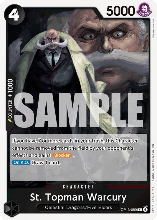 St. Topman Warcury OP13-089