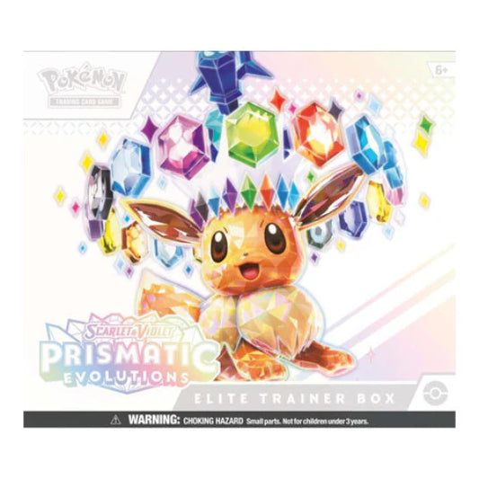Scarlet & Violet Prismatic Evolutions Elite Trainer Box POKEMON TCG Sealed Case-10boxes-(5% cancellation fee will incur(read notes before you placing your order pls)