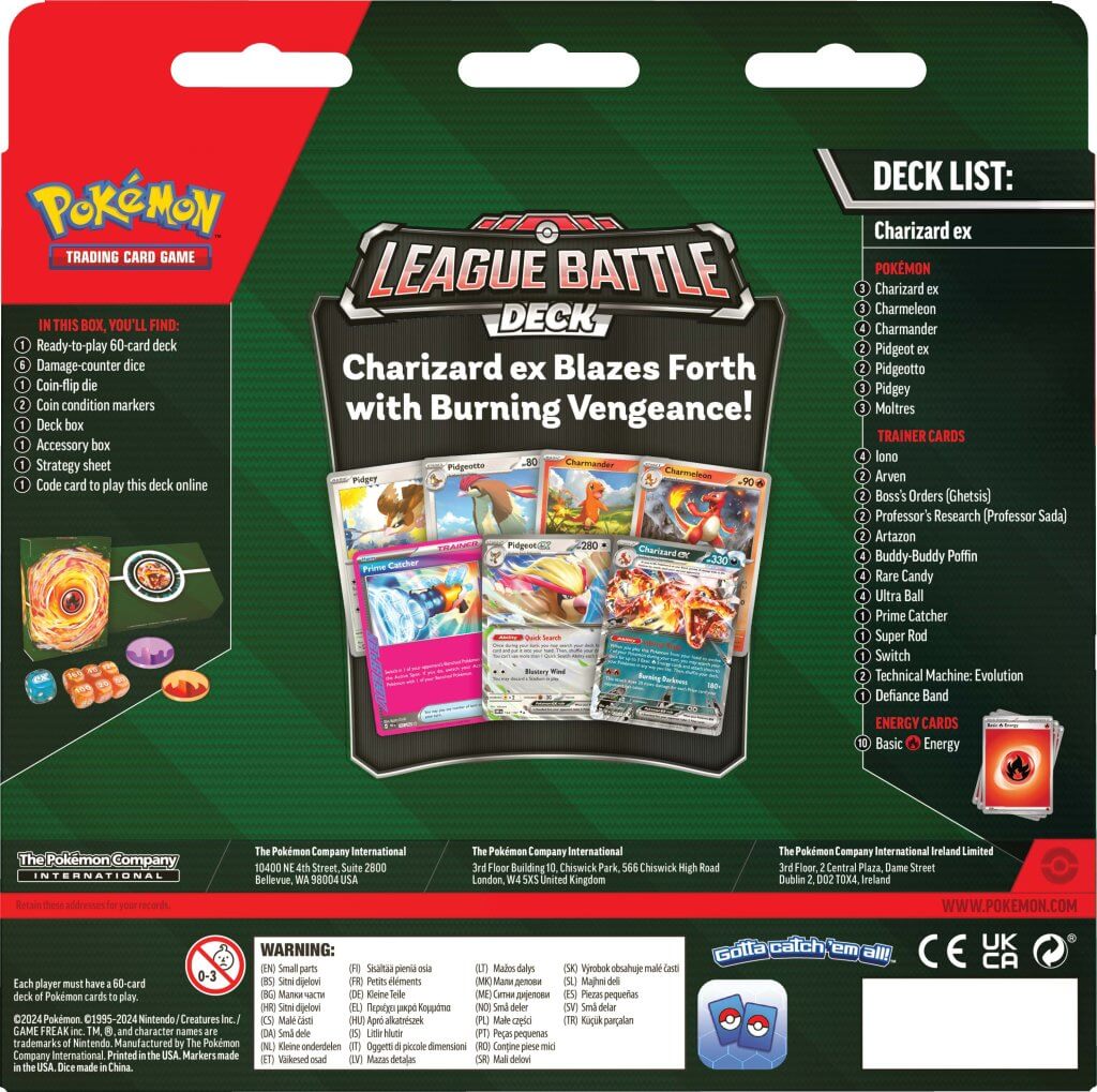 POKÉMON TCG League Battle Deck Charizard ex