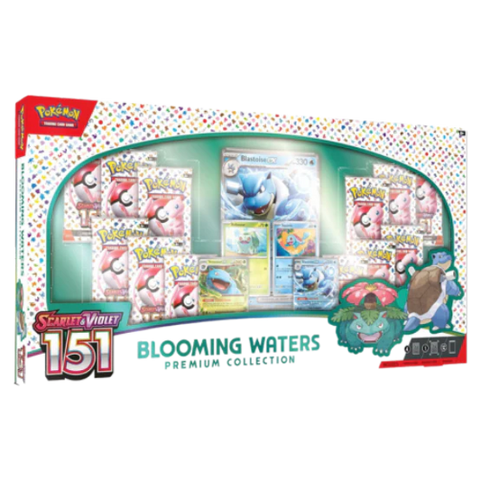 Pokemon TCG Scarlet & Violet 151 Blooming Waters Premium Collection-(5% cancellation fee will incur(read notes before you placing your order pls)