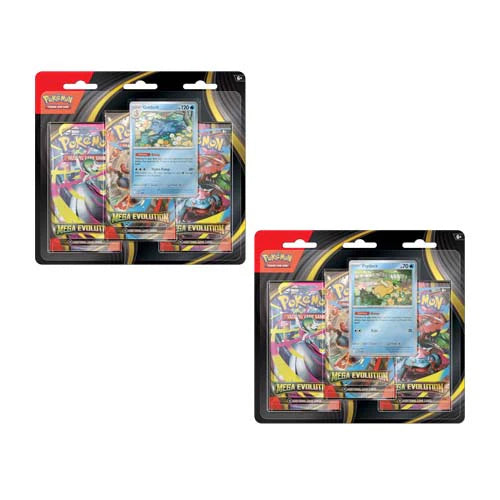 Pokemon TCG Mega Evolution Three Booster Blisters (Pair)-(5% cancellation fee will incur(read notes before you placing your order pls)