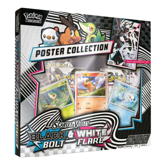 Pokemon TCG Black Bolt & White Flare Unova Poster Collection-(5% cancellation fee will incur(read notes before you placing your order pls)